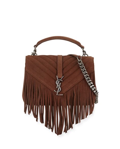 ysl fringe bag brown|Saint Laurent Official Online Store .